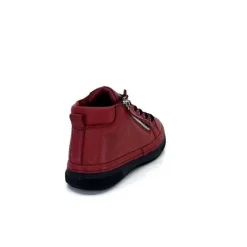 Baskets Ivoire 500-358 Cuir Bordeaux