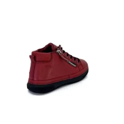 Baskets Ivoire 500-358 Cuir Bordeaux