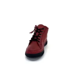 Baskets Ivoire 500-358 Cuir Bordeaux