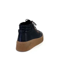 Baskets Ivoire 500-450 Cuir Noir