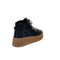 Baskets Ivoire 500-450 Cuir Noir