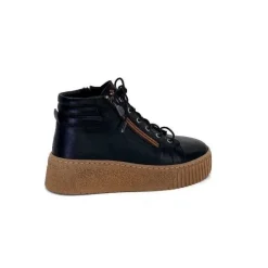 Baskets Ivoire 500-450 Cuir Noir