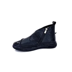 Baskets Ivoire 500-350 Cuir Noir