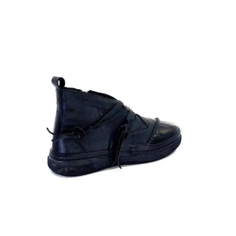 Baskets Ivoire 500-350 Cuir Noir