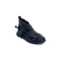 Baskets Ivoire 500-350 Cuir Noir