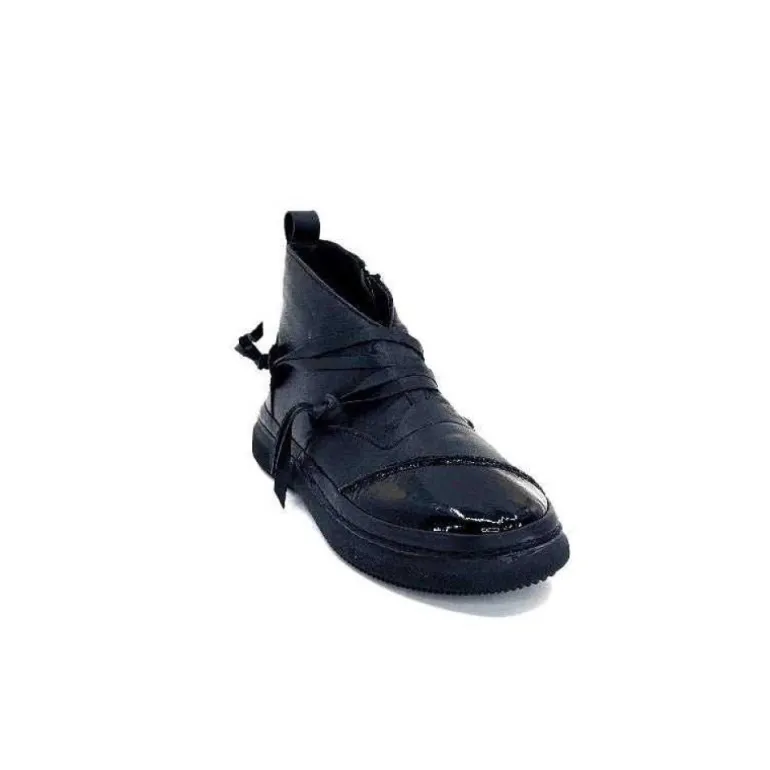 Baskets Ivoire 500-350 Cuir Noir