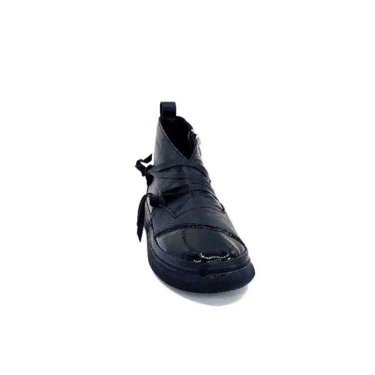 Baskets Ivoire 500-350 Cuir Noir