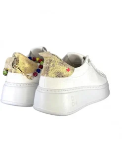 Baskets Plateforme Giopiu Pia46 Cuir Blanc