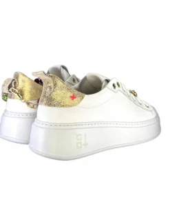 Baskets Plateforme Giopiu Pia46 Cuir Blanc