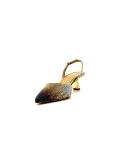 Chantal 1906 Cuir Strass Or