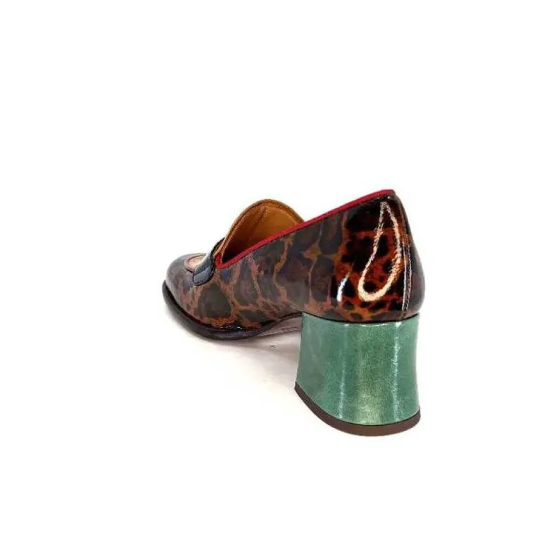 Chie Mihara Meisen Cuir Marron Rouge Vert