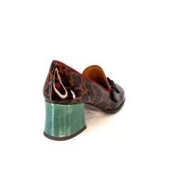 Chie Mihara Meisen Cuir Marron Rouge Vert