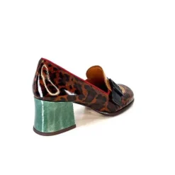 Chie Mihara Meisen Cuir Marron Rouge Vert