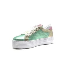 Elue Par Nous Nany Cuir Metal Vert