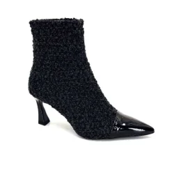 Enzo Di Martino Eli 716 Cuir & Textile Noir