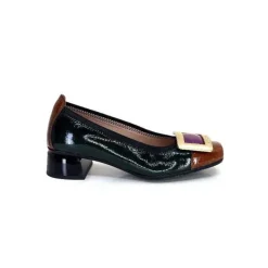 Hispanitas Chi 233141 Salma Cuir Vernis Vert Cuero Fushia