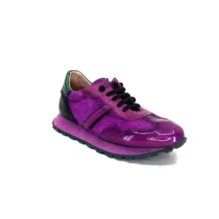 Hispanitas Hi 233073 Loira Cuir Vernis Et Daim Fushia