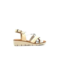 Ivoire 2146 Ceralin Cuir Blanc Beige Argent