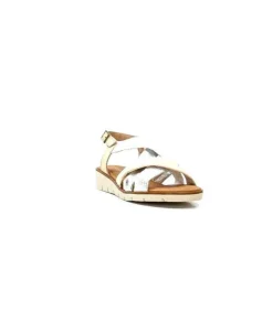 Ivoire 2146 Ceralin Cuir Blanc Beige Argent