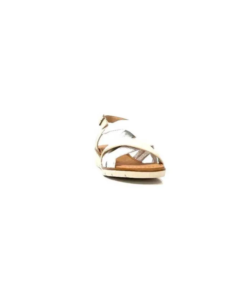 Ivoire 2146 Ceralin Cuir Blanc Beige Argent