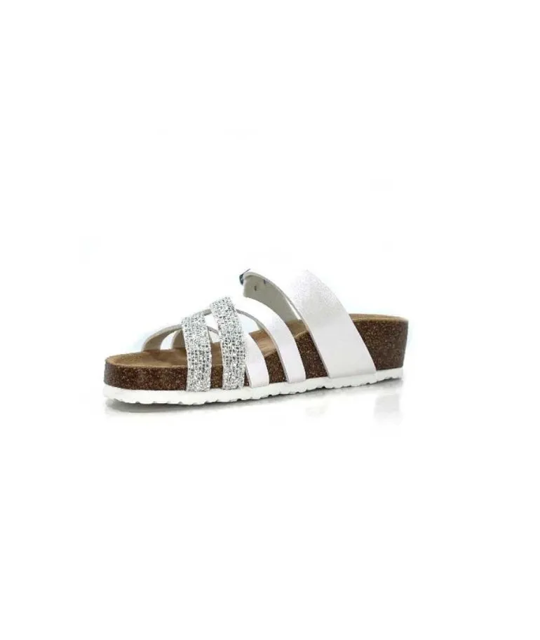 Ivoire 2115 Cuir Blanc Argent