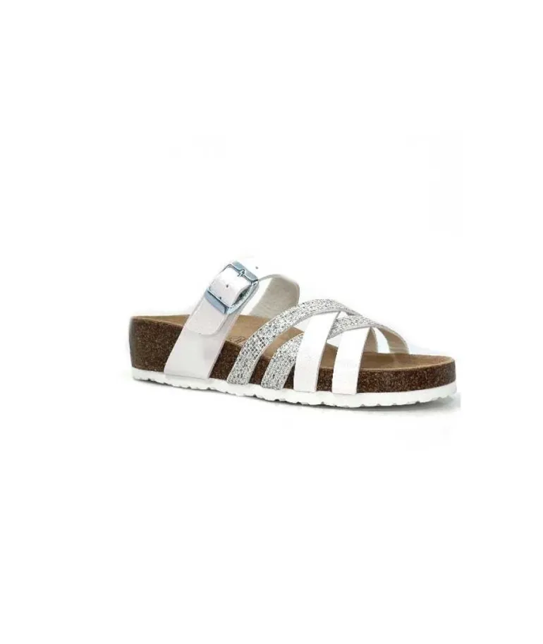 Ivoire 2115 Cuir Blanc Argent