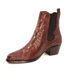 Ivoire 44447 Cuir Croco Cognac