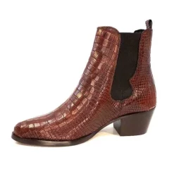 Ivoire 44447 Cuir Croco Cognac
