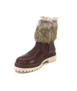 Ivoire 108523 Cuir Graine Marron