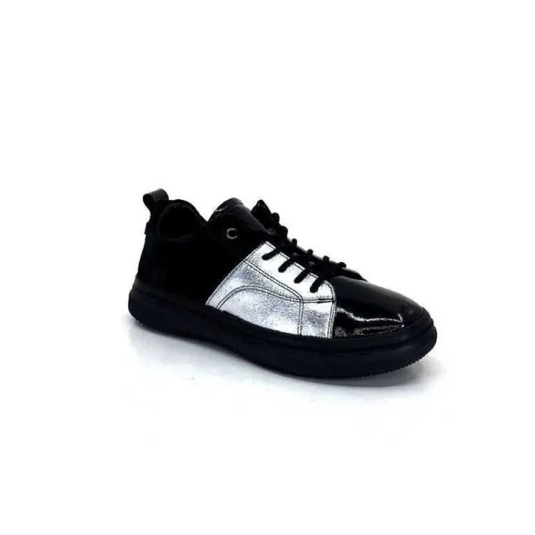 Ivoire 500-353 Cuir Noir & Argente