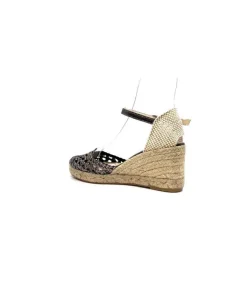 Ivoire 23288 Cuir Tresse Grafite