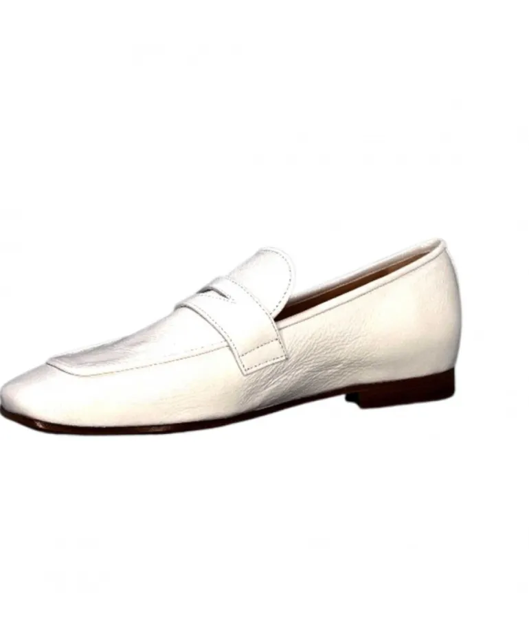 Ivoire 2103 Cuir Vernis Blanc