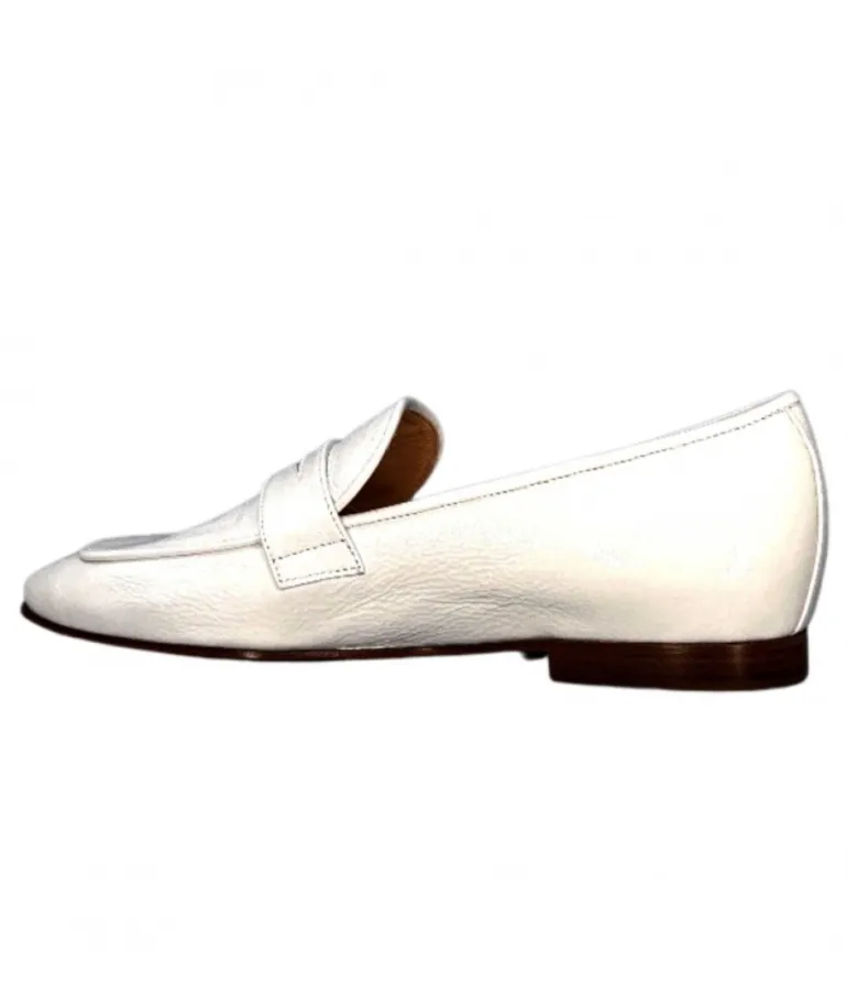 Ivoire 2103 Cuir Vernis Blanc