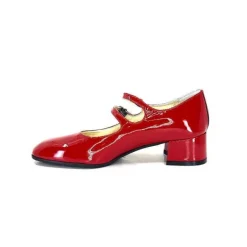 Ivoire 914 Cuir Vernis Rouge