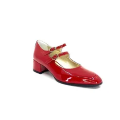 Ivoire 914 Cuir Vernis Rouge