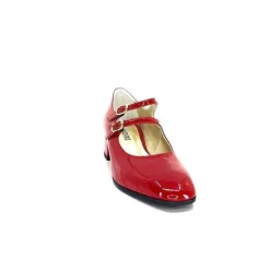 Ivoire 914 Cuir Vernis Rouge