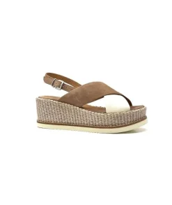 Ivoire 2153 Daim Marron Cuir Creme