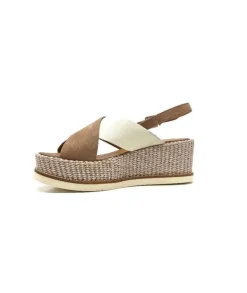 Ivoire 2153 Daim Marron Cuir Creme