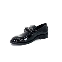 Ivoire 77502 Falconi Cuir Vernis Noir