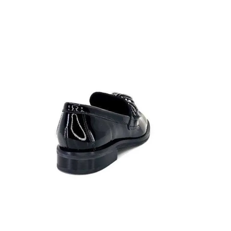 Ivoire 77502 Falconi Cuir Vernis Noir