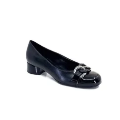 Ivoire 944947 Iv Cuir Vernis Noir