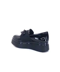 Ivoire 2C4386 Cuir Vernis Noir