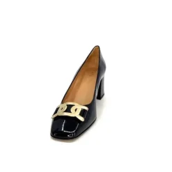 Ivoire Ch732 Cuir Vernis Noir