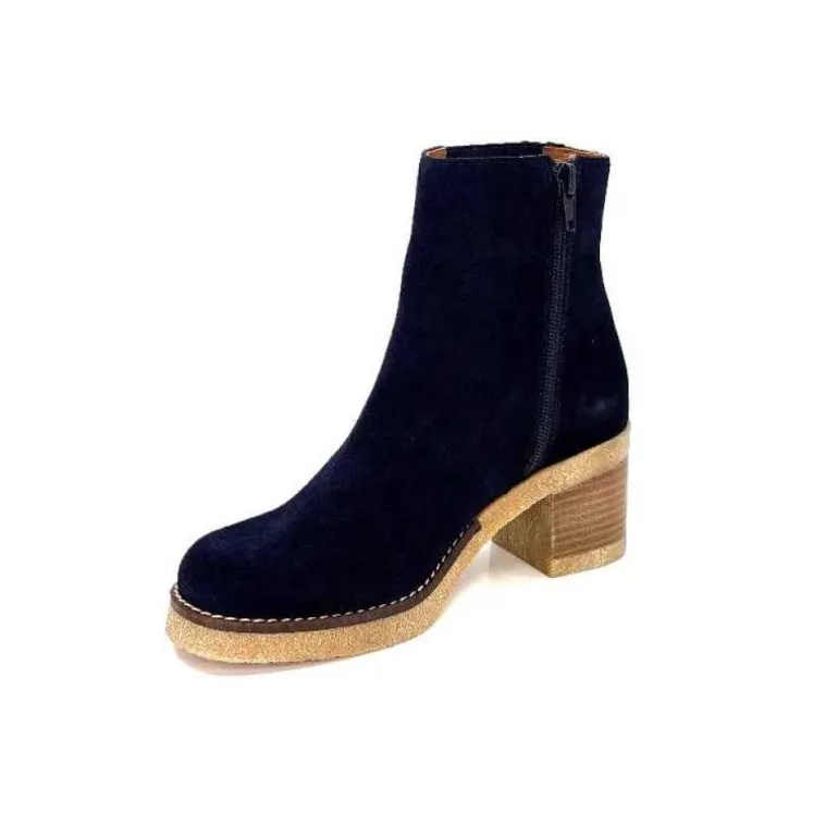 Ivoire Cv6104 Daim Bleu Marine