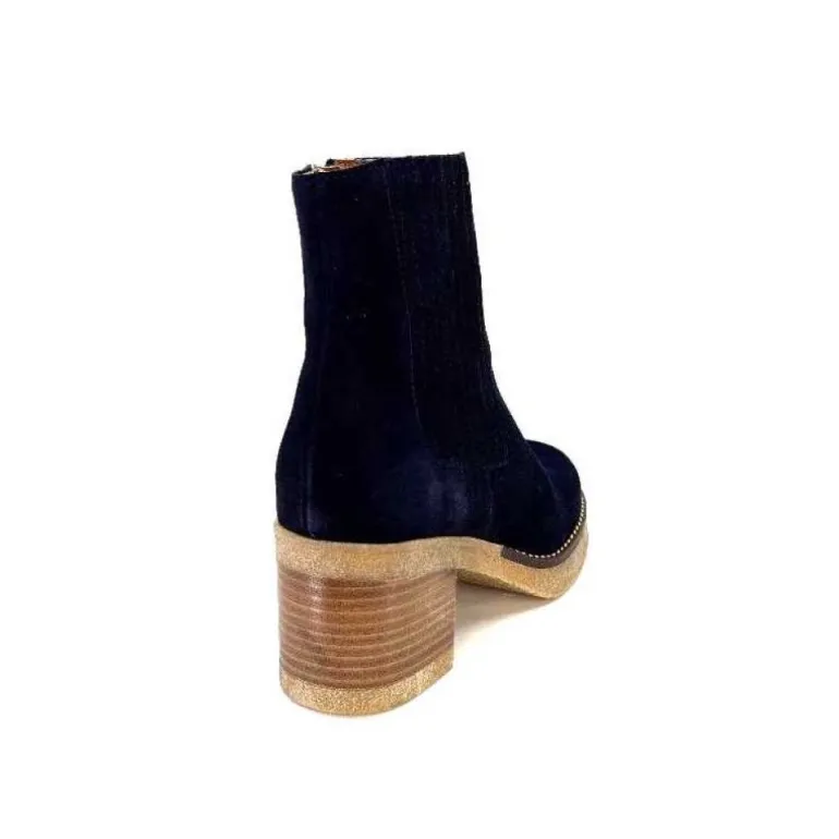 Ivoire Cv6104 Daim Bleu Marine