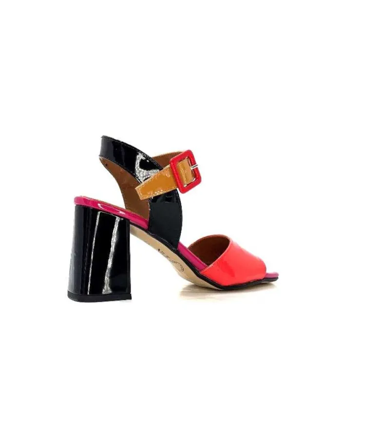 Ivoire F1136 Mare Cuir Vernis Multicolor