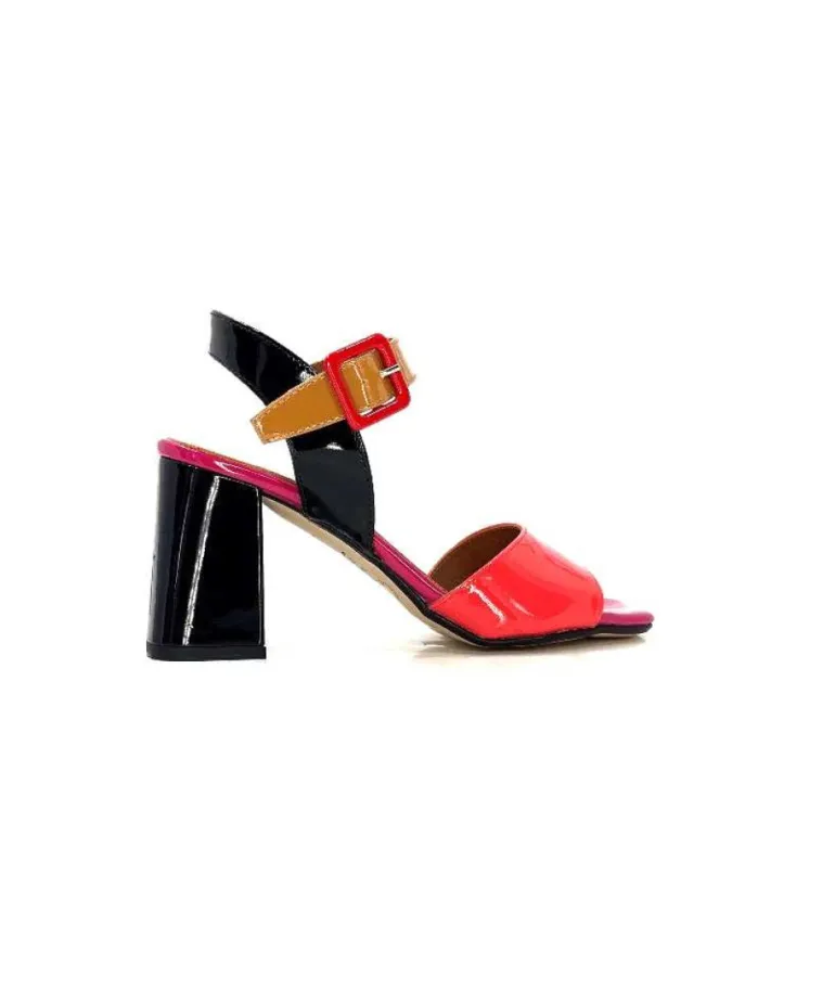 Ivoire F1136 Mare Cuir Vernis Multicolor