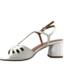 Ivoire F2295 Venezia Cuir Vernis Blanc