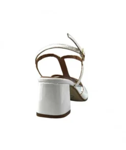 Ivoire F2295 Venezia Cuir Vernis Blanc