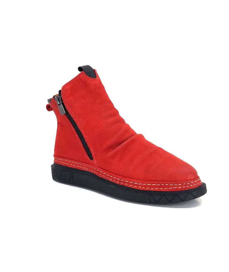 Ivoire 32Fe12 Cuir Vintage Rouge